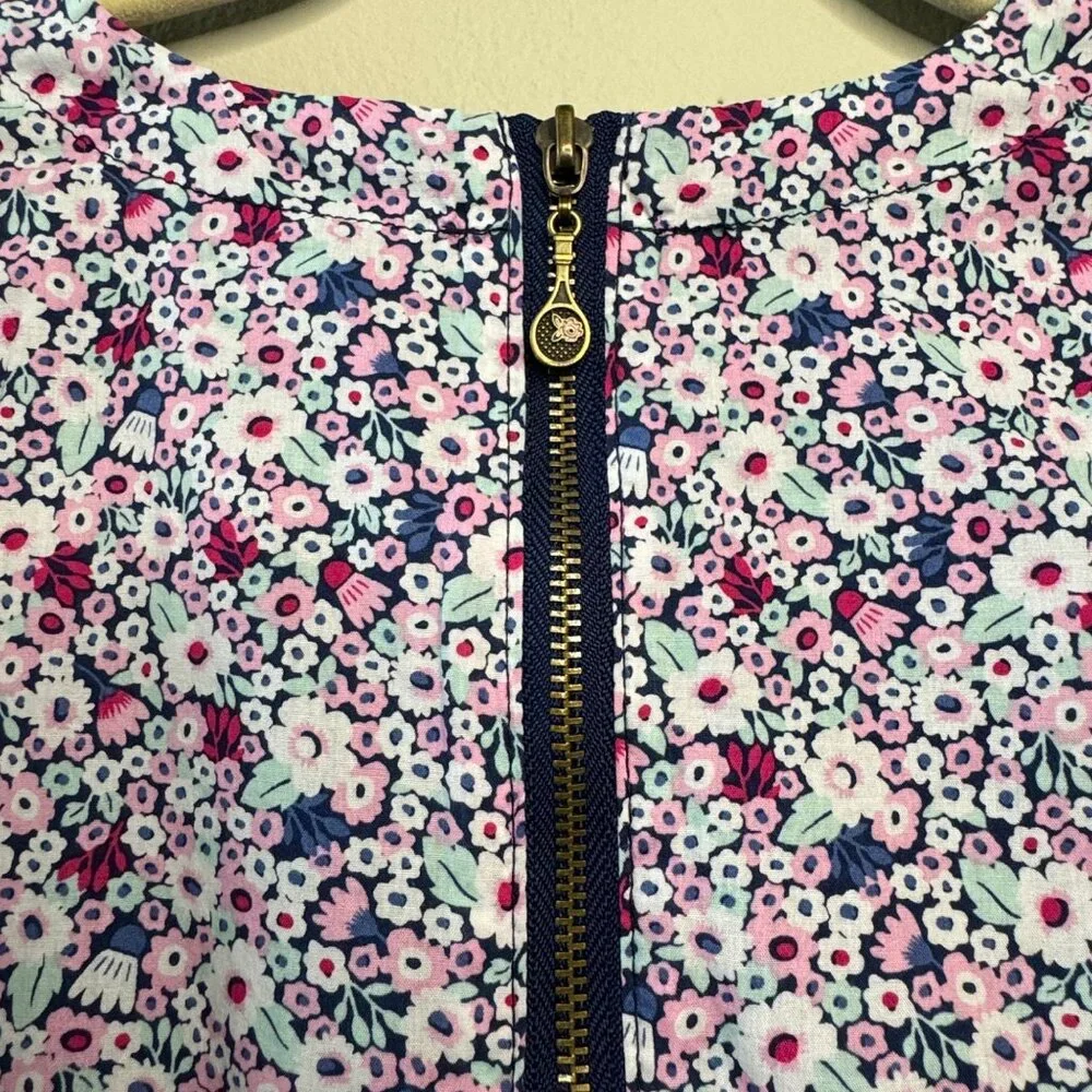 SERGENT MAJOR Ditzy Floral Dress Girls 8 130 Cotton Purple Spring Flowers Girl - Picture 5 of 10